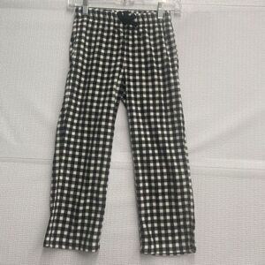 Old Navy Girls Small 6-7 Black Buffalo Plaid‎ Microfleece  Pajama Pants